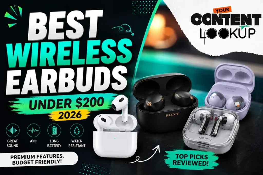Best Wireless Earbuds Under 200 Dollars